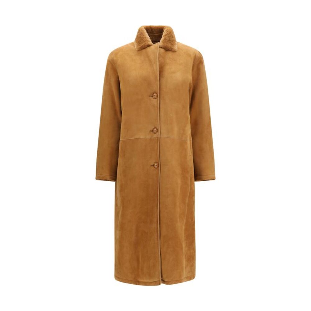 Sword 6.6.44 Women Leather Shearling Coat